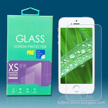 Mobile tempered-glass screen guard for iPhone 5